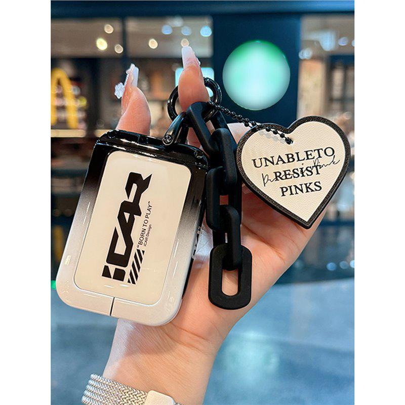 Metal Protective Key Case for Chery 25 Models iCarV23 - Unisex Smart Bluetooth Remote Cover