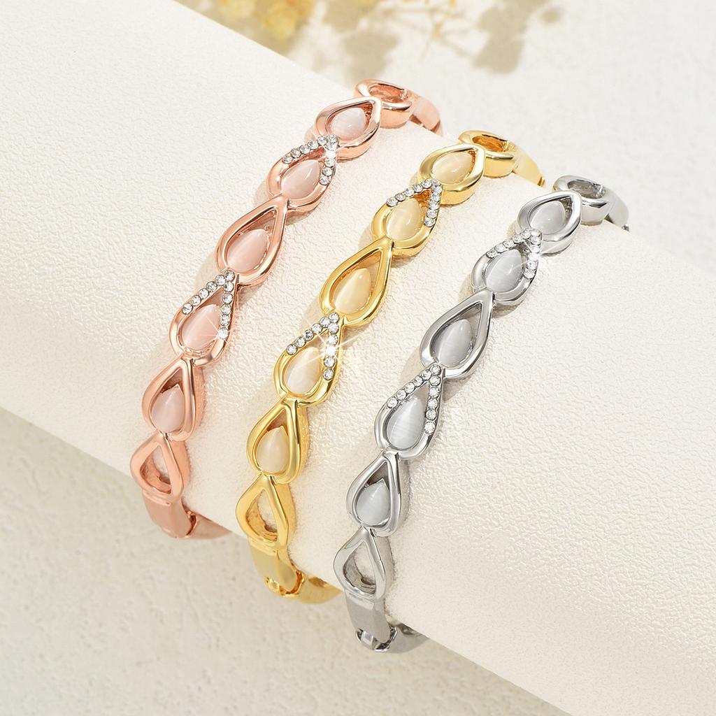 Straight Women'S Bracelet, Creative Peach-Shaped Environmentally Friendly Alloy Bracelet, Street Stall Jewelry Bracelet