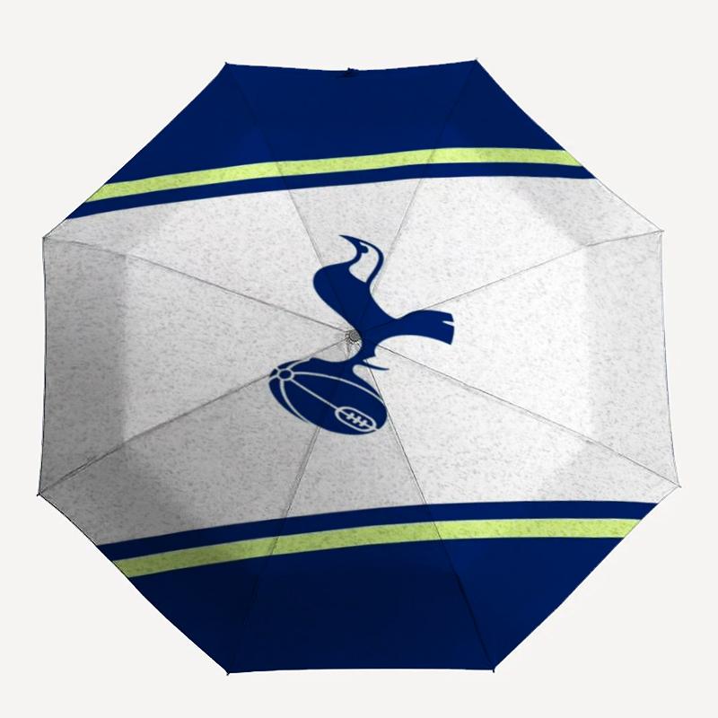 Tottenham Hotspur Theme Automatic Umbrella, Lightweight & Portable, 8 Rib, Perfect for Outdoor Travel, Birthdays, Christmas, Gifts.