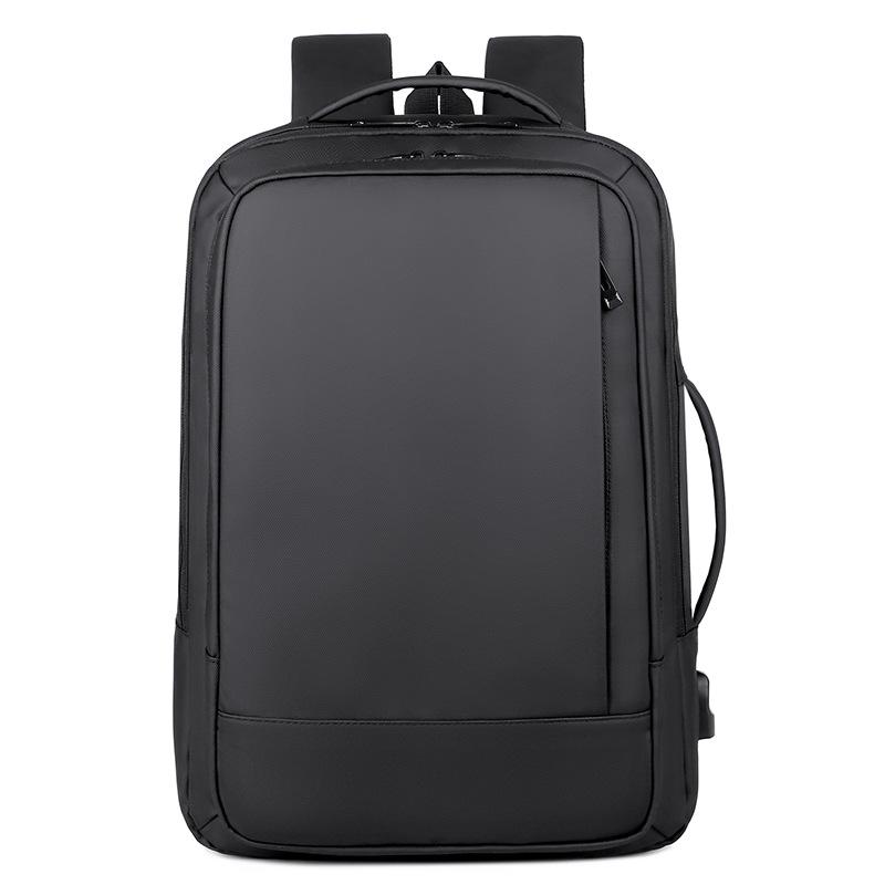 Men s Expandable Waterproof USB Charging Backpack for Business and College