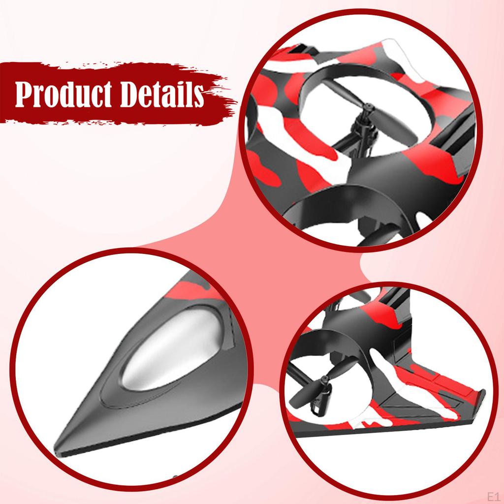 Remote Control Airplane Fighter Jet Model Fixed Wing Aircraft 360° Flip Gifts RC Plane Outdoor