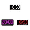 Digital Wall Clock With Temperature And Led Display For Living Room Decor