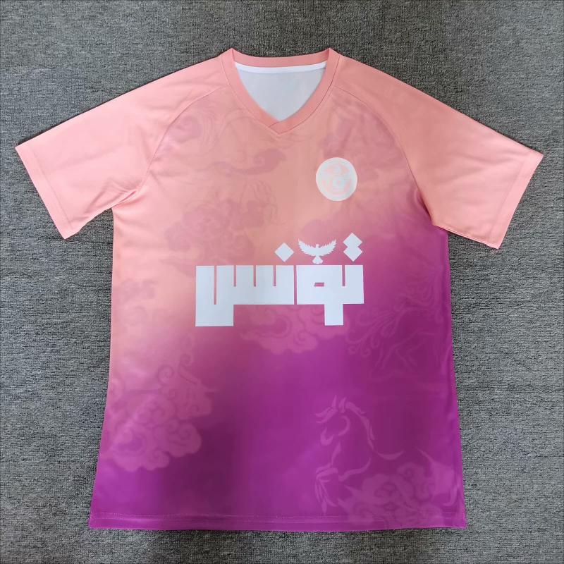 

3D-printed Men s and Women s Sports Wear Casual Short-sleeved New Tunisian Special Edition Training Clothes for The 25-26 Season 6XL