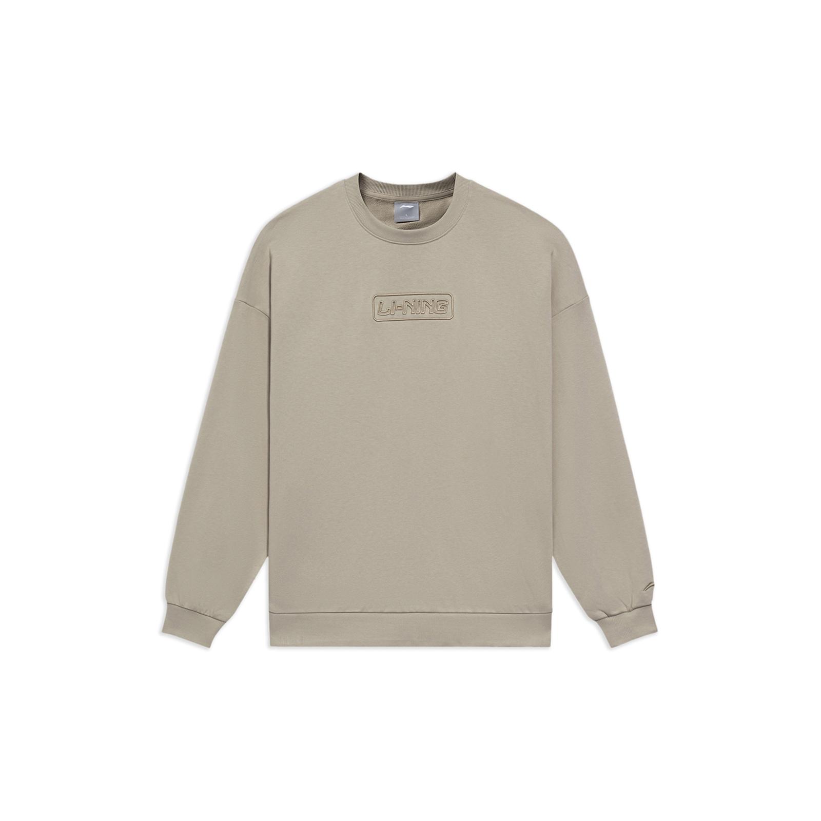 Li Ning Training Series Sweatshirt Unisex Cashmere Gray AWDRB76-11 S
