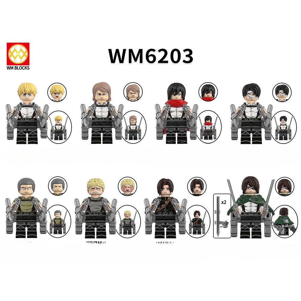 

WM6203 Building Blocks Action Figure2 Brick Accessorie Adult Children Toy