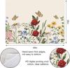 Vintage Floral Tapestry Spring Wildflower Wall Hanging Blanket Nature Botanical Decorative Tapestry For Home Bedroom Living Room