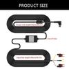 Easy Installation Dashcam Hardwire Kit USB C Power Port MultiSize Design 8 Fuse Tap Cable for Reliable Monitoring