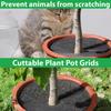 Indoor Plant Protector From Cats Cuttable Planter Mesh From Animals Soil Protector Covers For Outdoor Flower Garden Bonsai