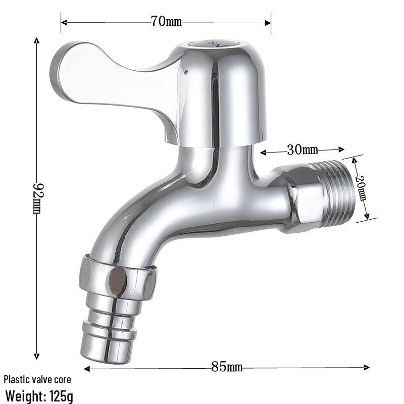 Настенный уличный быстрооткрывающийся латунный кран для стиральной машины с 4-точечным изливом