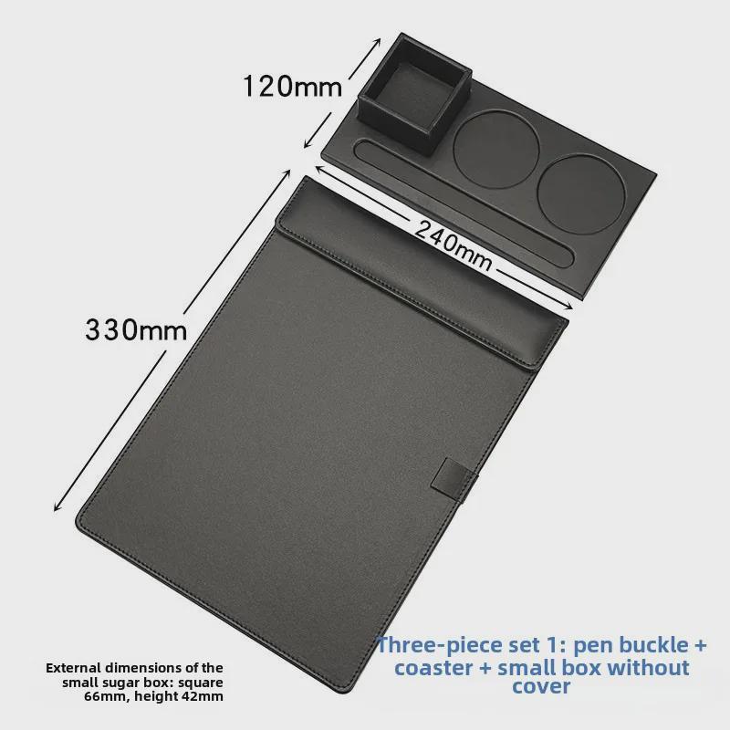 A4 Leather Conference Writing Pad Folder for Business and Hotel Contracts