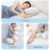 Memory Foam Body Pillow for Side Sleepers - Removable & Washable Cover, Ideal for Girls & Boys, Adult-Sized Long Pillow