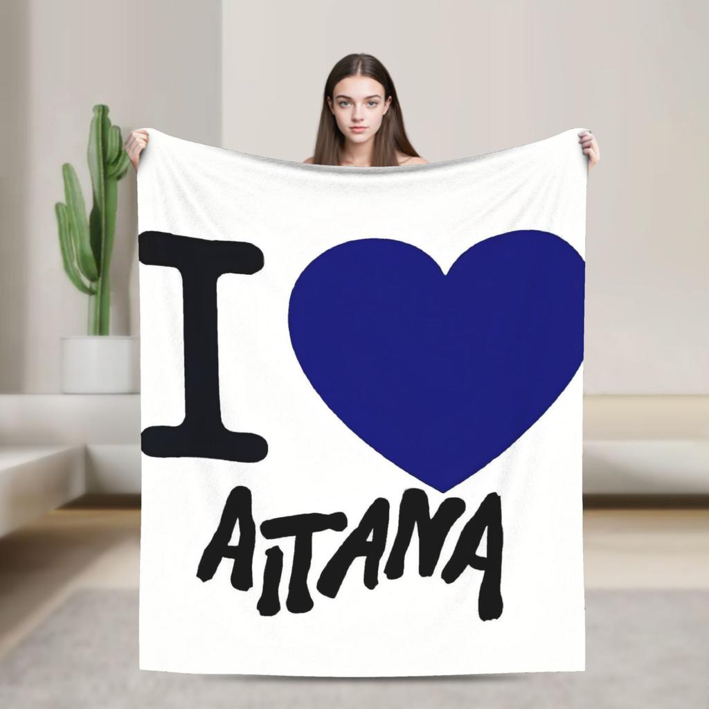 Butterfly Aitana Plush Blanket Kids Adult Flannel Throw Blanket For Bedroom Soft Warm Custom Quality Bedspread Gift