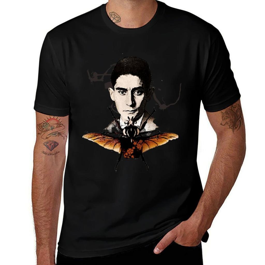Franz Kafka Tshirt Daily Casual Short Sleeve Tee Shirt