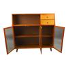 Kitchen Sideboard 3 Compartments 2 Shelves 2 Drawers Multifunction Buffet Cabinet Sideboard with 3
