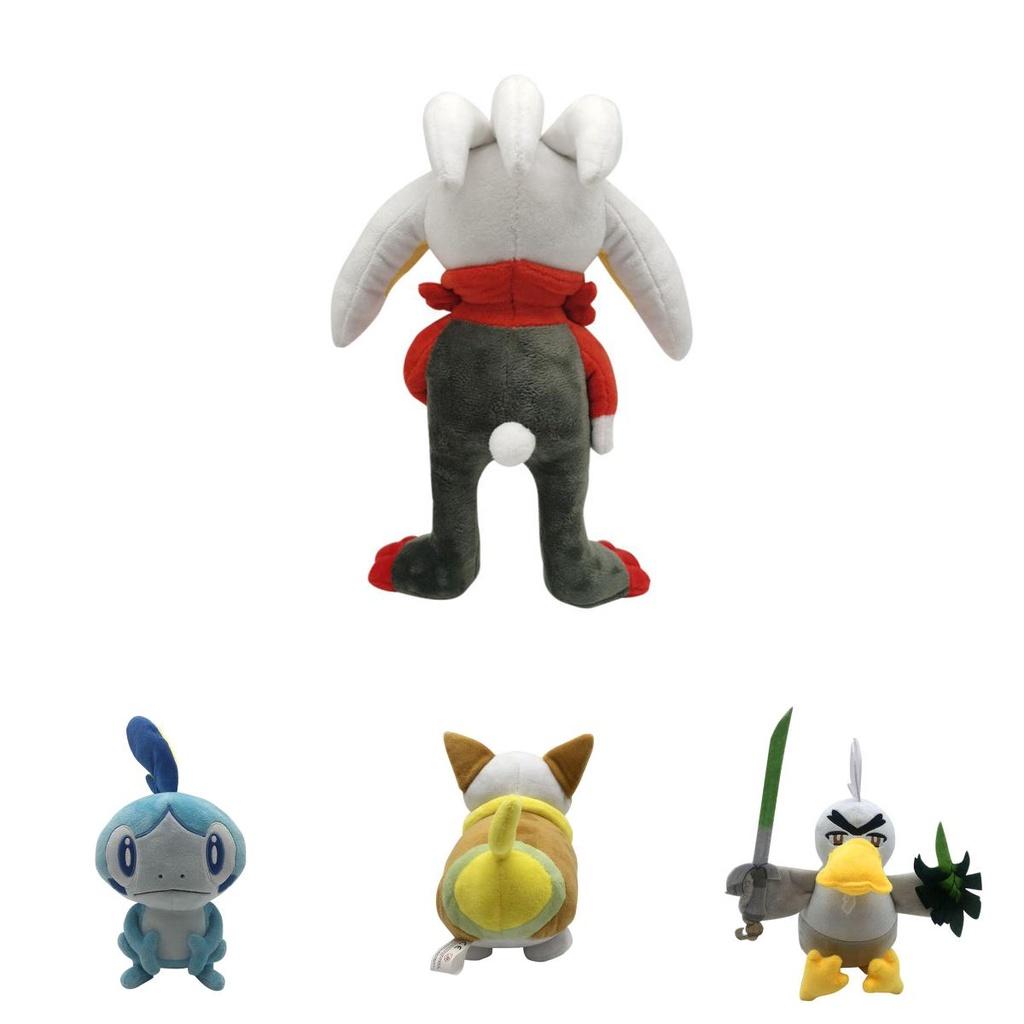 Sword Pokémon And Shield Plush Toy Game Stuffed Doll Soft Figure Kids Fans Gift