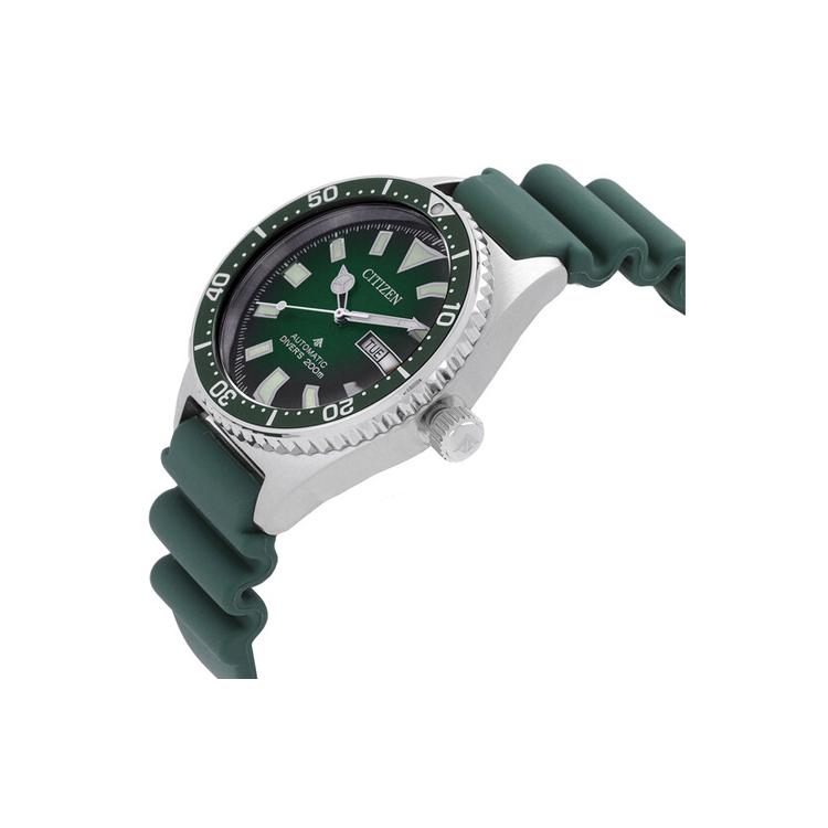 CITIZEN Professional Master Collection 200m Waterproof Automatic Mechanical Movement PU Strap Watch NY0121-09X