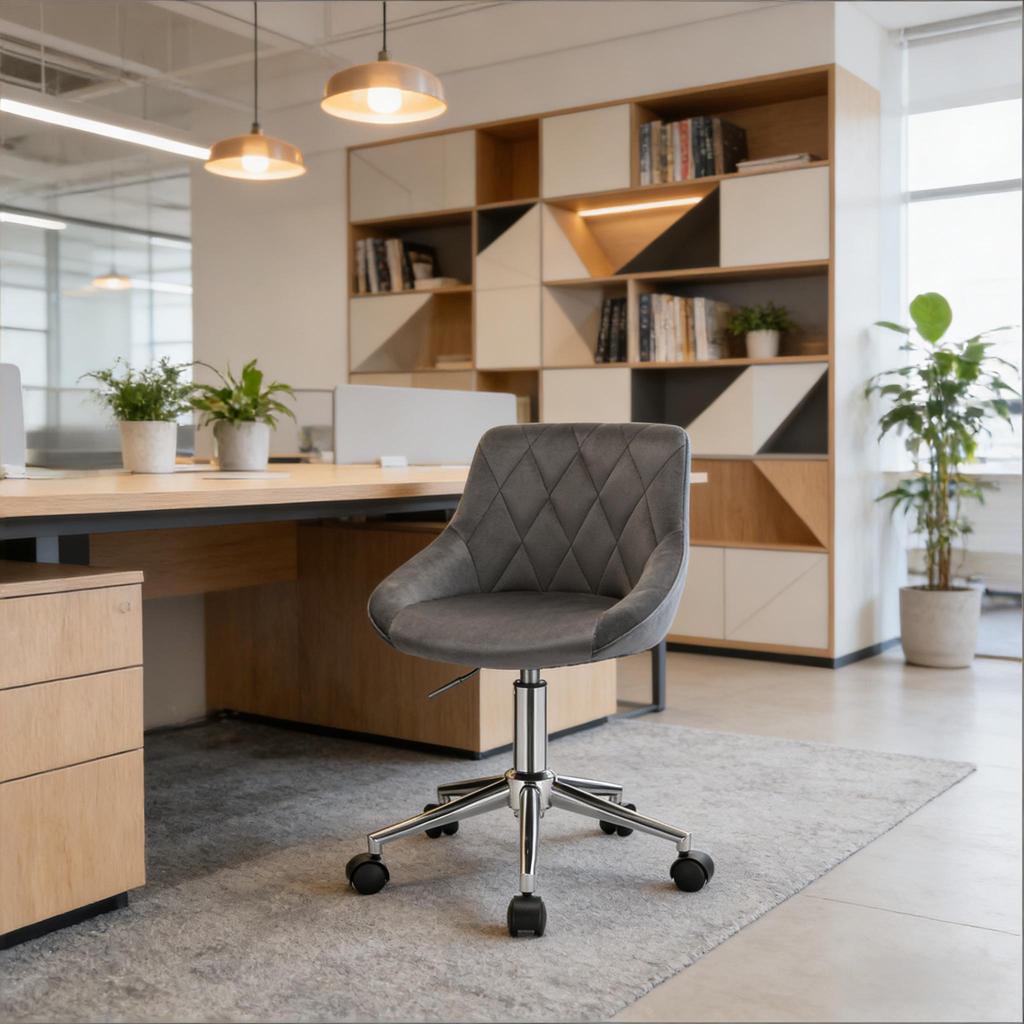 Office Chair for Home Office, Swivel Office Chair, Rolling Chair with Wheels (only with office chairs)