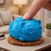 Mini Fuzz Cat Squeeze Toy Stress Relief Fuzzy Ball Fidget Toy Focus Aid Relaxation Anxiety Relieving Office Desk Toy