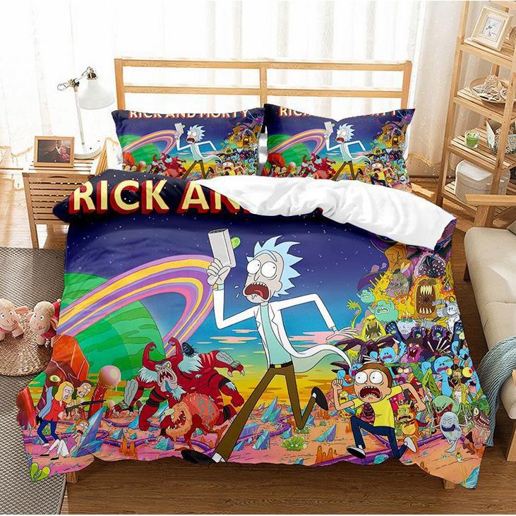 Cute Printed Quilt Cover Pillowcase Three-Piece Set Can Be Made Into Four-Piece 3D Digital Printing