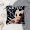 Hot Video Game R-Rain World Pillow Case Fashion Square Pillowcase Bedroom Sofa Room Ins Decoration Leisure