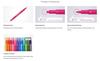 Tombow Sign 12 Colors Thick Thin Twin Play Color 2 Water-Based Pens, (1.2mm & 0.4mm Type), GCB-011