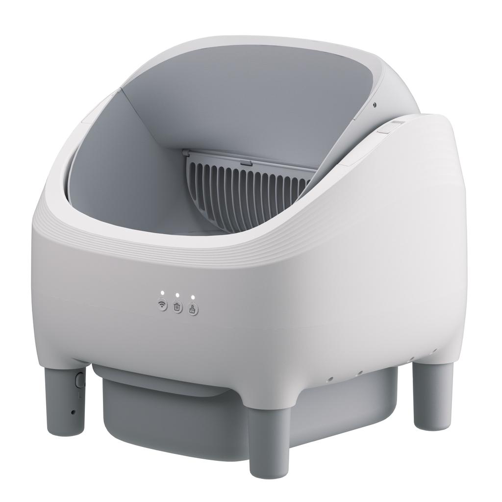 European Warehouse Stock Free Delivery Direct Order Smart Cat Litter Box Eco-Friendly Open Design Self Cleaning