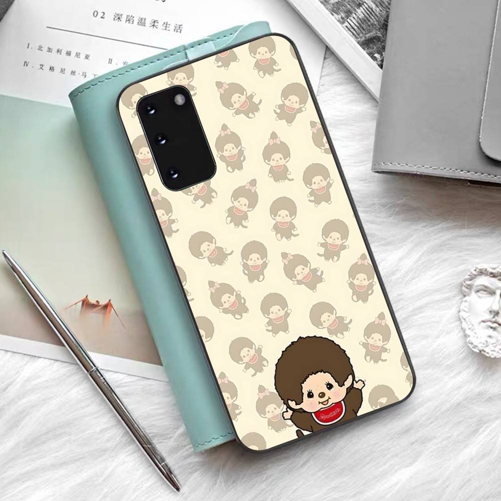 Cute Cartoon M-Monchhichi Phone Case For Samsung S 24 Fe 25 Ultra Plus 20 Lite 21 30 22 23 24 22 Ultra 5G Fundas