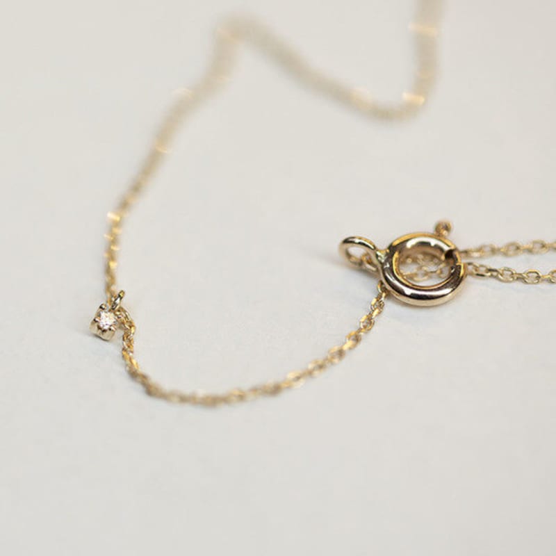 

sonryu 14k 4-prong 1.3mm diamond bracelet real white gold