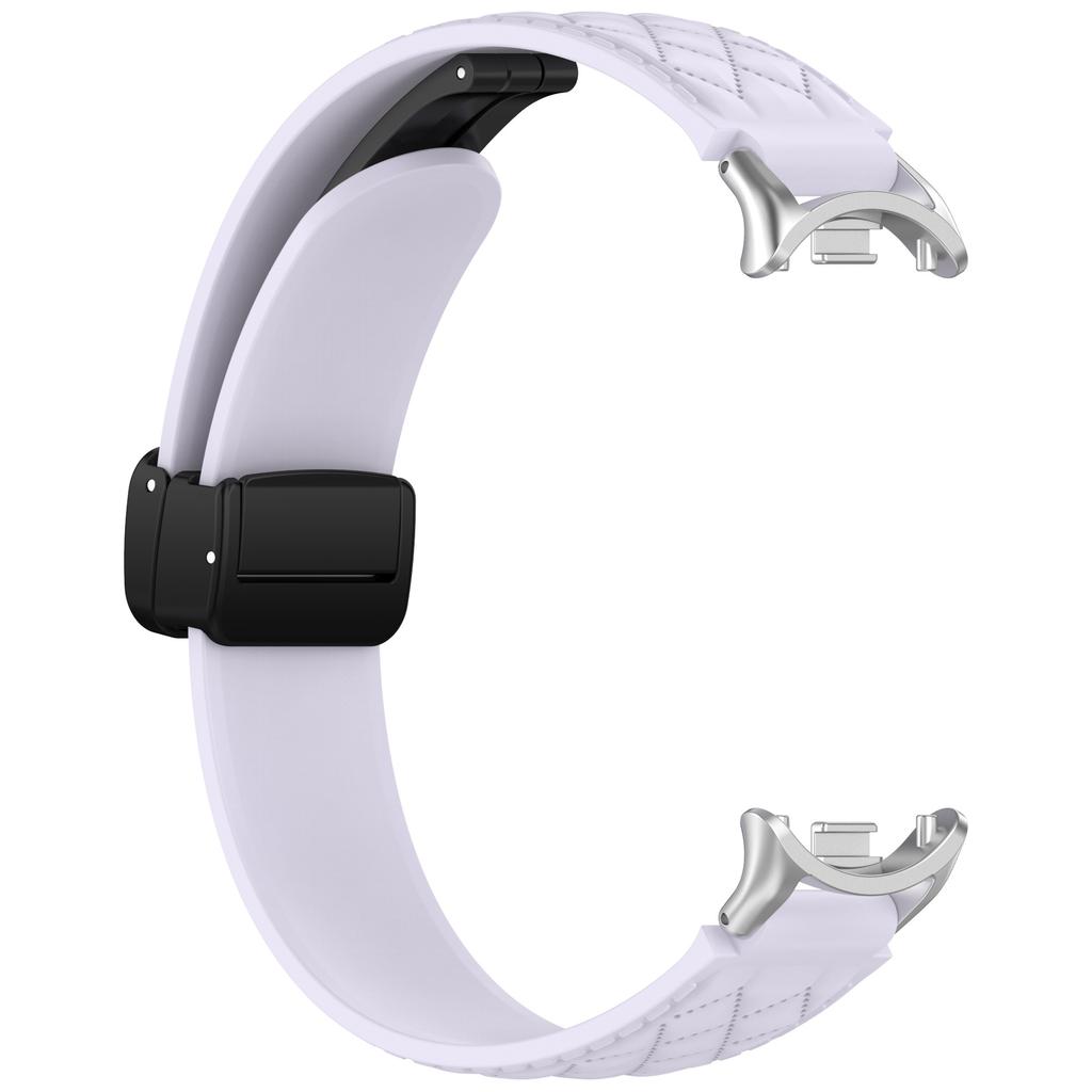 Magnetisches Silikonband für Miband 10/9/8 Sportarmband für Xiaomi Smart Band 8/9/10 NFC Smartwatch Ersatz Damen Schnallenarmband
