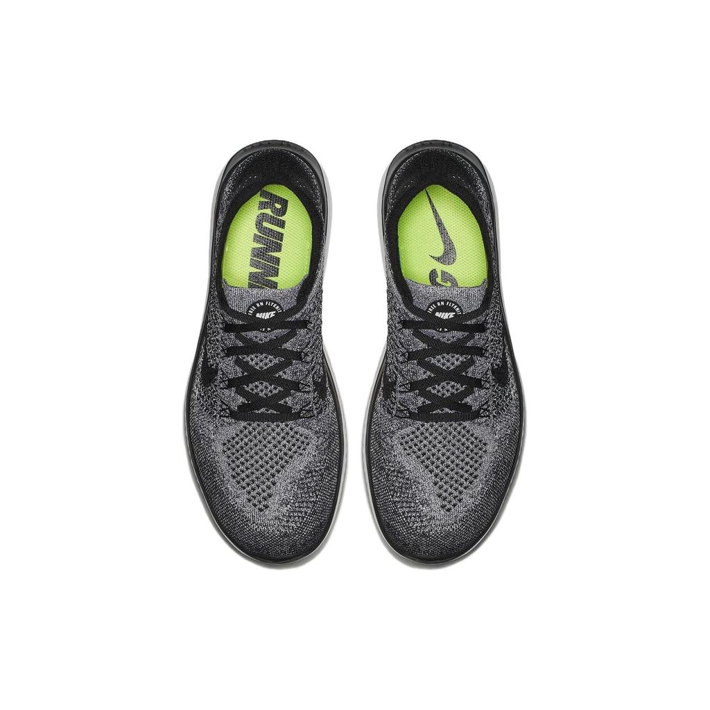 Nike Scarpe da Ginnastica da Uomo Free RN Flyknit 2018 Bianco Nero 942838-101