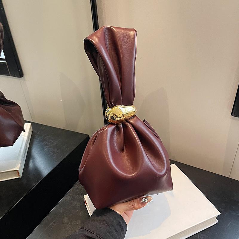 Design Mini Pochette da Donna Moda Nodo Femminile Borsa a Spalla Retrò Borse da Polso e Portafogli