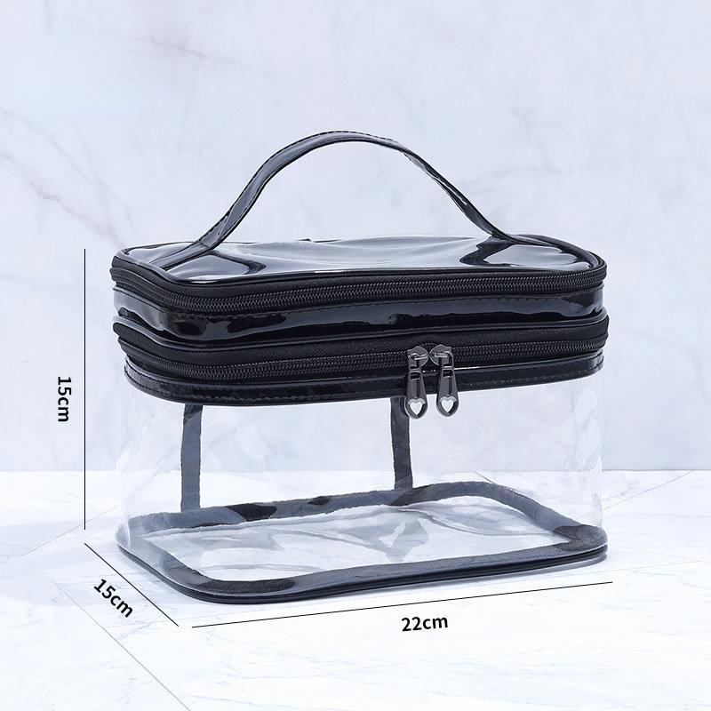 Transparent Makeup Bag Female Network Red Large Capacity Travel Girl Portable Waterproof Toiletry Bag Cosmetics Storage Bag