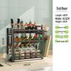 Wo Ding Stainless Steel 3-Tier Kitchen Storage Rack