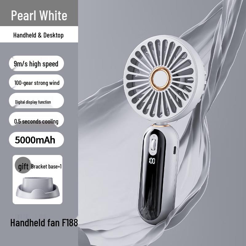 JINGRUIXIANG Portable Mini USB Rechargeable Handheld Fan