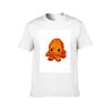 Orange octopus TShirt t shirts cotton 100 funny t shirts dark humor TShirt