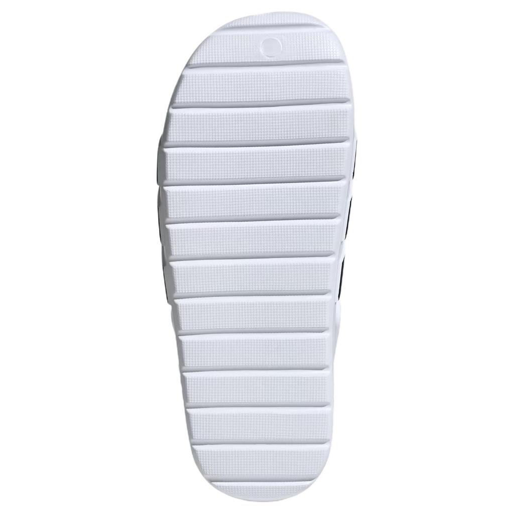 adidas Adilette Clog 2.0 White Black Laces Unisex Sneakers Cloud-White Core-Black Gold-Metallic JR4027