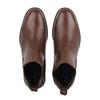 Nicholas Deakins Mens Low Block Heel Chelsea Boots