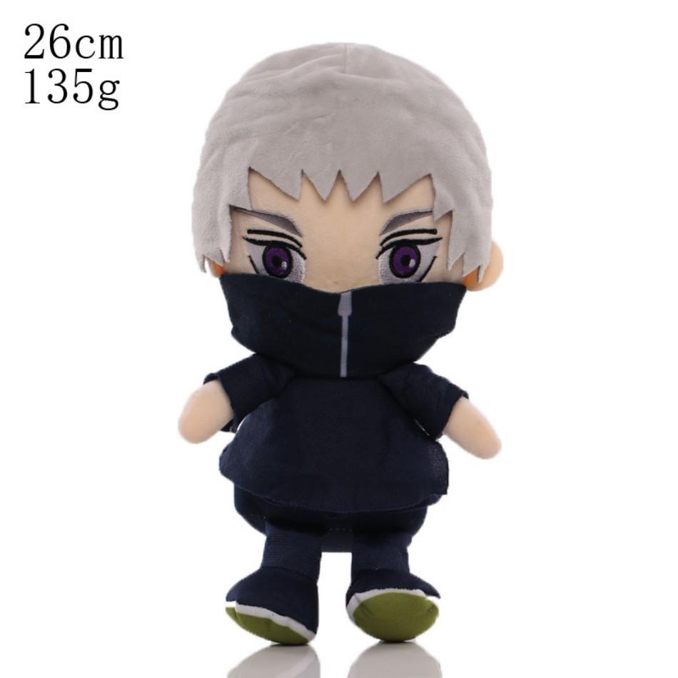 Jujutsu Kaisen Plush Satoru Gojo Fushiguro Megumi Itadori Yuji Inumaki Toge Anime Figure Stuffed Kawaii Doll Children's Gift Toy