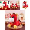Pony Year Mascot Plush Toy With Soft Short Pile For Chinese New Year Gift