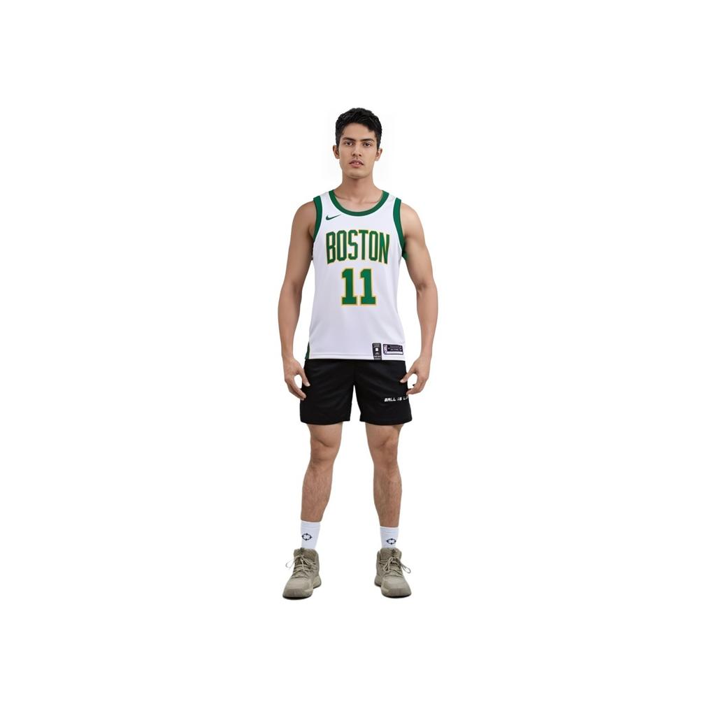 Nike NBA Jersey 18-19 Season Kyrie Irving Boston Celtics City Edition Men Tops White Green AJ4596-101