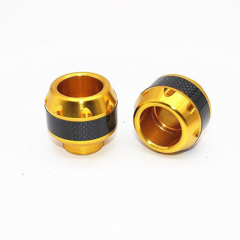 2Pcs Universal Aluminum Alloy Motorcycles Falling Protector Explosion-proof Front Fork Cups Sliders Crash Moto Safty Accessories