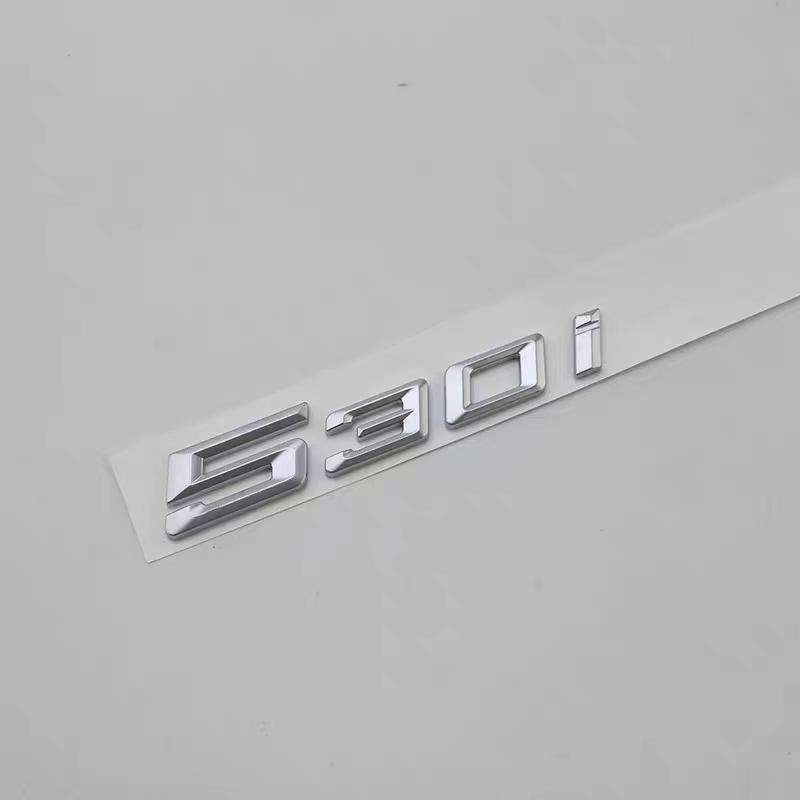 For BMW New 5 Series Car Trunk Letters Logo Emblem Sticker 520i 525i 528i 530i 535i 540i G30 G31 G60 G61 2024 2025 Badge Decals Yp2