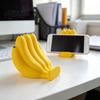 Innovative Birthday Gift for Coworkers Cute Banana Phone Stand Fun Desktop Holder 3D Printed Sturdy Mobile Device Display Holder Creative