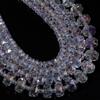 4 6 8 10mm Faceted Crystal Beads Transparent AB Wheel Glass Loose Beads For Jewelry Making DIY Bracelets Necklace Accessories