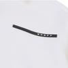 Onoff Men S looSe FiT Ribbed T ShirT Of9003gb whiTe