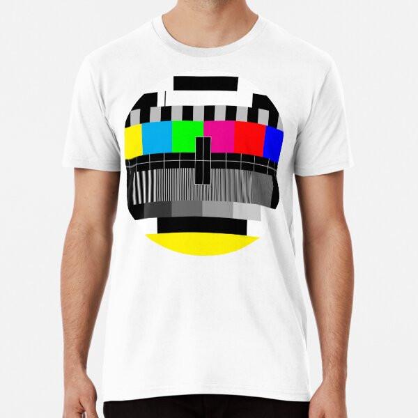 TV Test Pattern World Transmission   S To 5XL Made In the AU/USA T-Shirt