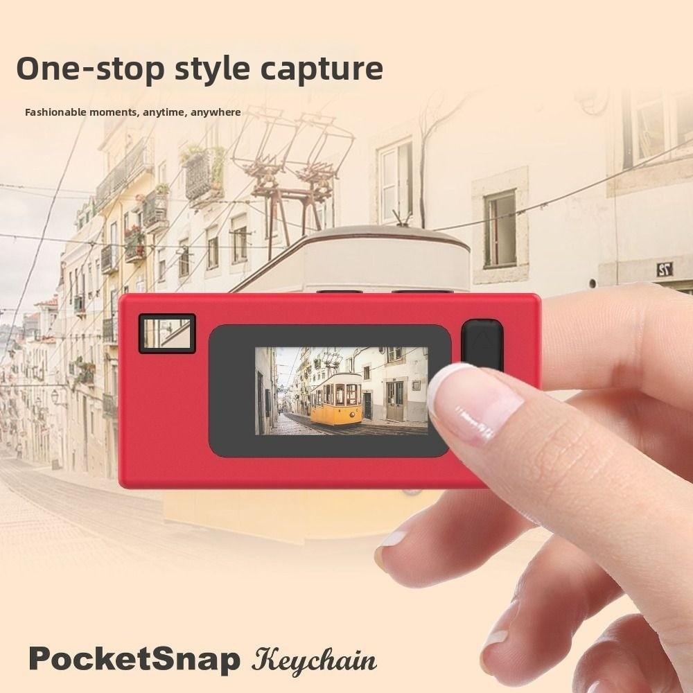 Retro Mini Klíčenka Palec Fotoaparát Taška Přívěsek Palec Fotoaparát Klíčenka Nový Batoh CCD Digitální Fotoaparát