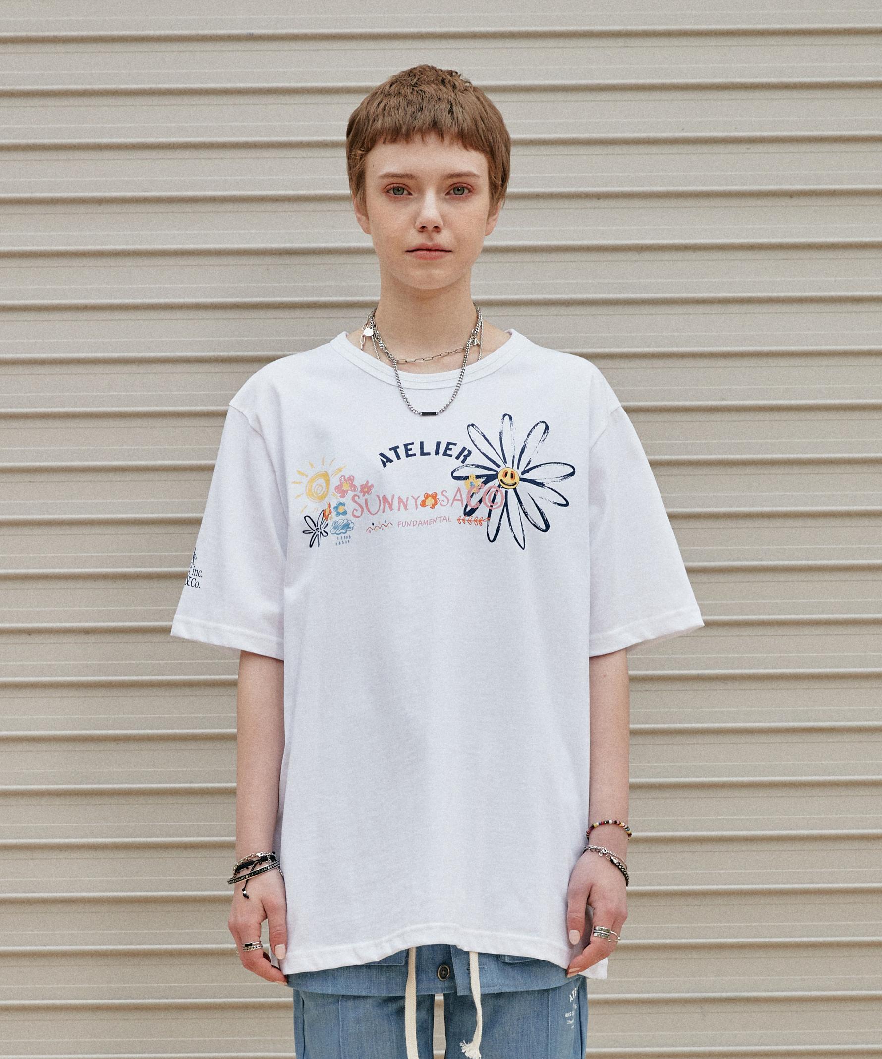 Saek Studio Sunny T-Shirt White M