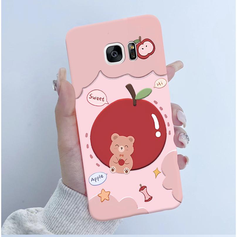 For Samsung Galaxy S7 S7Edge Case Soft TPU Silicone Cover Cute Astronaut Panda Phone Case For Samsung S7 S 7 Edge Coque Funda