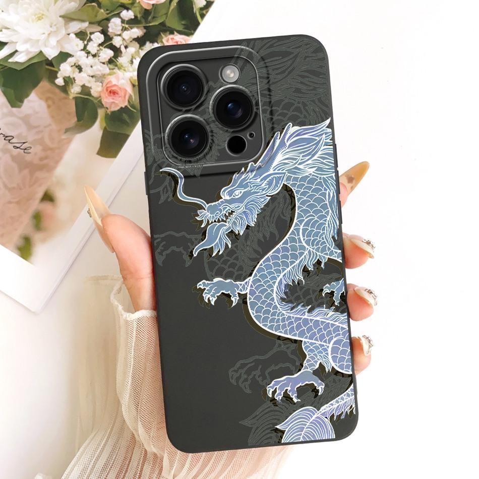 For iPhone 16 Pro Max Fashion Dusk Beach Painting Phone Case For iPhone16 16Pro 16ProMax Soft Silicone Covers Bumpers